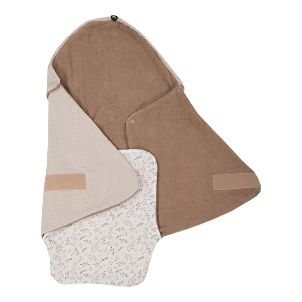 babywalz UllenboomEinschlagdecke Waffelpiqué wattiert Floral / sand Günstig kaufen