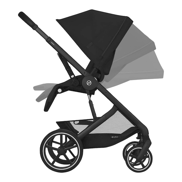 babywalz Cybex - GOLDKinderwagen BALIOS S LUX black / moon black Begrenztes Angebot