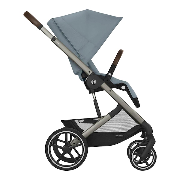 babywalz Cybex - GOLDKinderwagen BALIOS S LUX taupe / stormy blue Neueste Mode