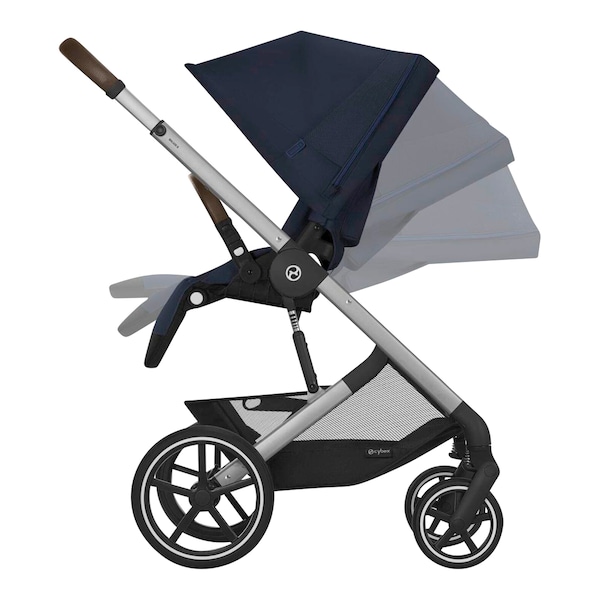 babywalz Cybex - GOLDKinderwagen BALIOS S LUX silver / ocean blue Zeitlich begrenztes Angebot