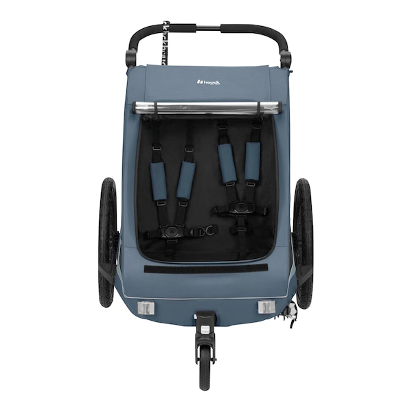 babywalz HauckFahrradanhänger Dryk Duo Plus Dark Blue Bestseller