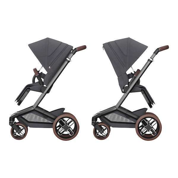 babywalz Maxi-Cosi - PremiumKinderwagen Fame twillic graphite Tiefpreis