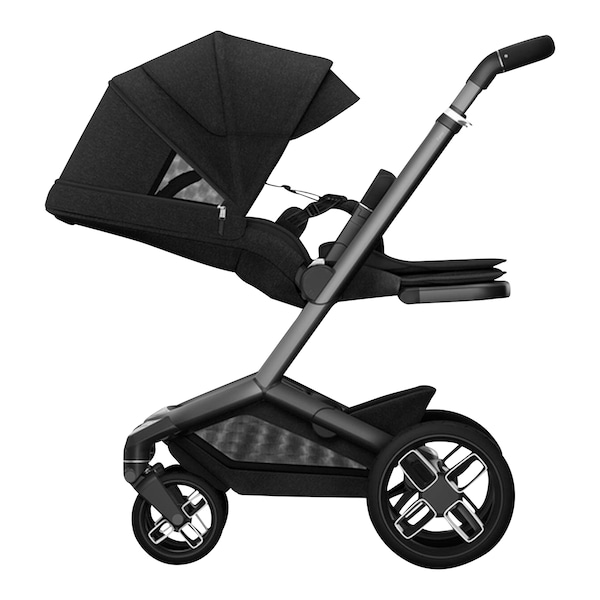 babywalz Maxi-Cosi - PremiumKinderwagen Fame twillic black Kostenlose Rückgabe