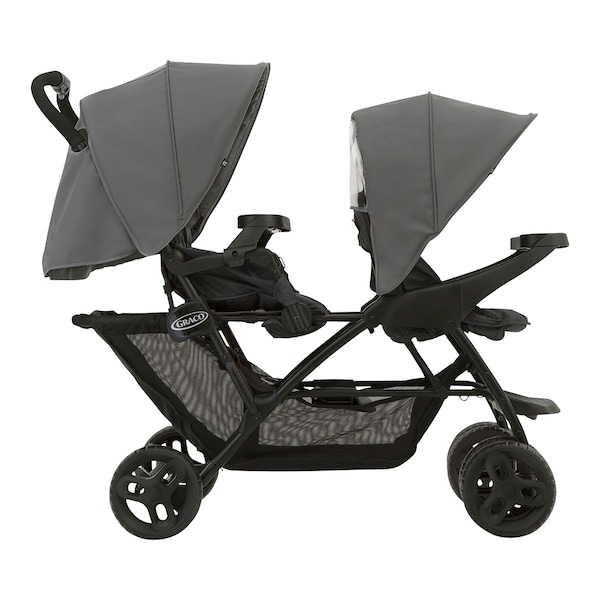 babywalz GracoGeschwisterwagen Stadium Duo titanium Exklusivangebot