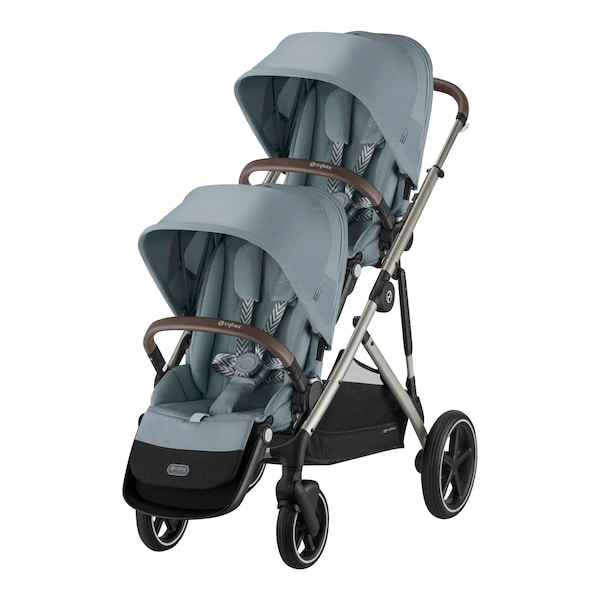 babywalz Cybex - GOLDGeschwistersitz für Gazelle S taupe / stormy blue Muttertagsangebot