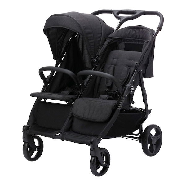 babywalz FillDuo Zwillingswagen schwarz melange Blitzangebot