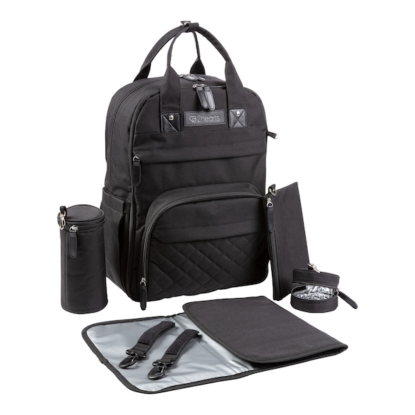 babywalz 2heartsWickelrucksack Functional schwarz Verkauf