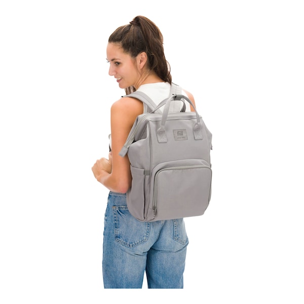 babywalz FillikidWickelrucksack Barcelona stone grey Schlussverkauf
