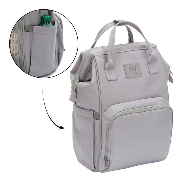 babywalz FillikidWickelrucksack Barcelona stone grey Schlussverkauf