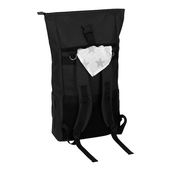 babywalz FillikidWickelrucksack Rolltop Tokio schwarz Großer Ausverkauf