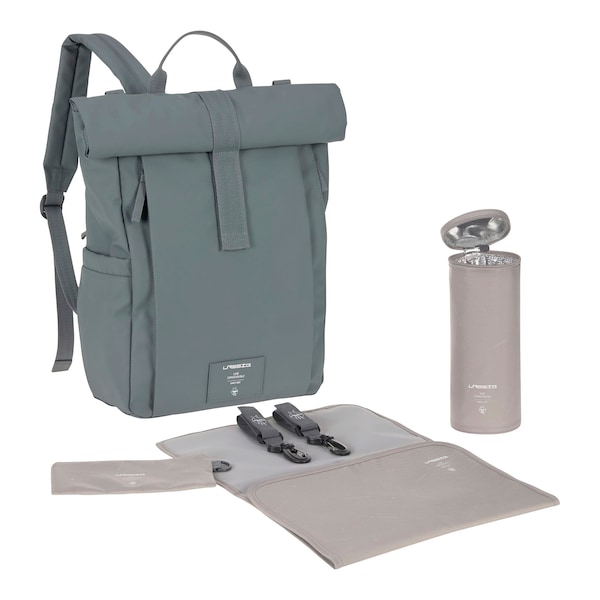 babywalz LässigWickelrucksack Rolltop Up anthrazit Black Friday