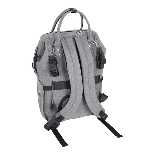 babywalz 2heartsWickelrucksack grau melange Valentinstagsangebot