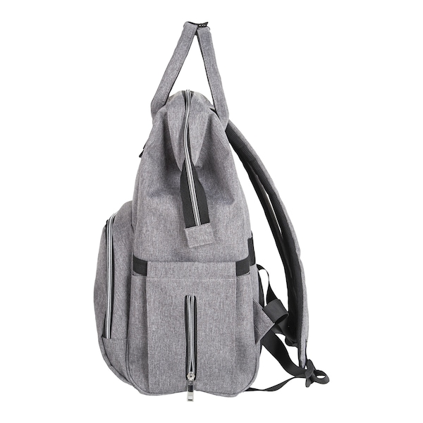 babywalz 2heartsWickelrucksack grau melange Valentinstagsangebot