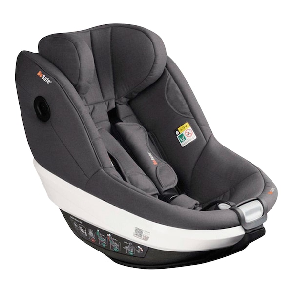 babywalz BeSafeBabyschale Beyond 360 dark grey melange