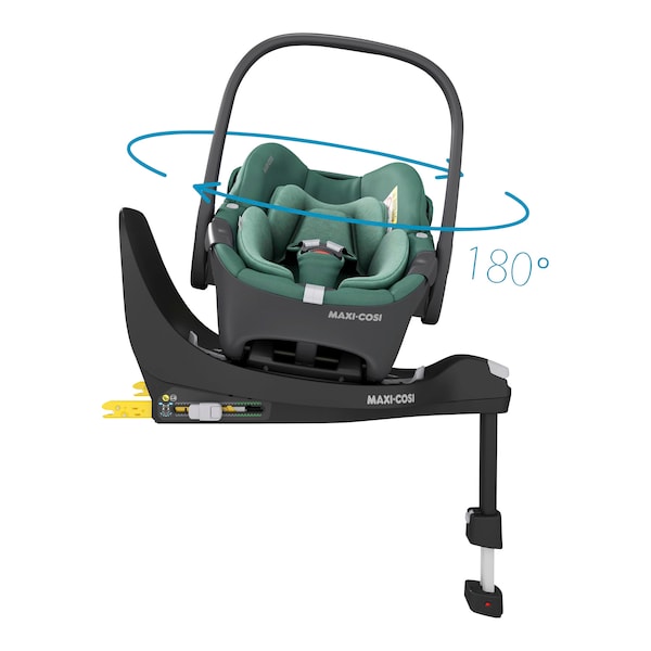 babywalz Maxi-CosiBabyschale Pebble 360 inkl. Kindersitz Pearl 360 und Isofix-Basis FamilyFix 360 essential green Bis zu 60% Rabatt