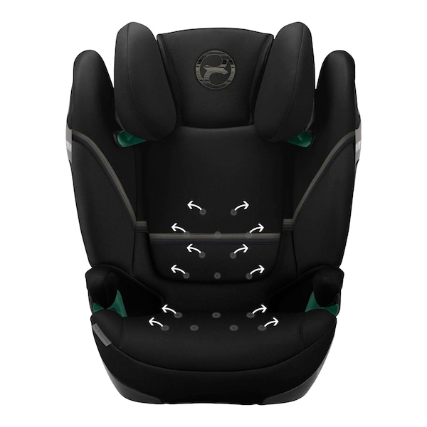 babywalz Cybex - GOLDKindersitz Solution S2 i-Fix moon black Fabrik Onlineshop