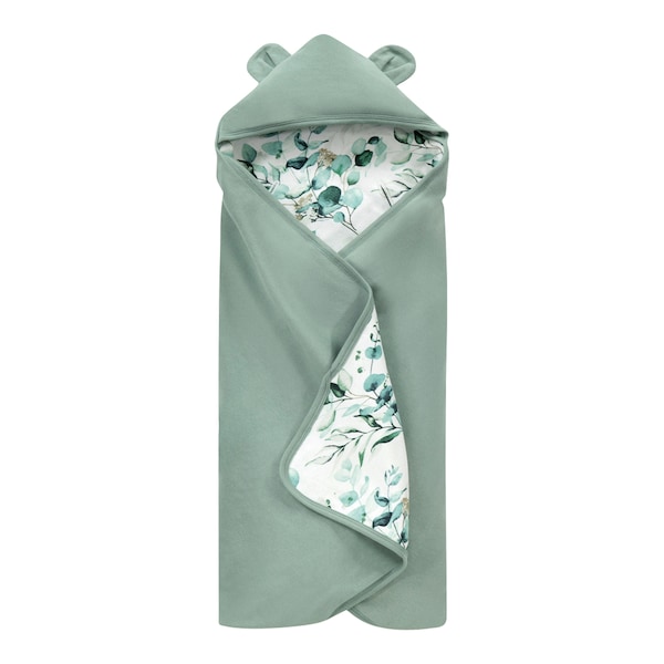 babywalz HauckEinschlagdecke Snuggle N Dream leaves mint