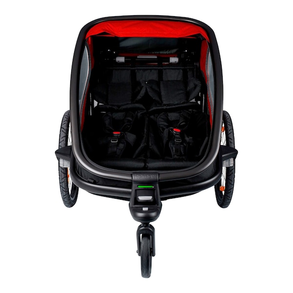 babywalz hamaxOutback Fahrradanhänger red / black Rabatt