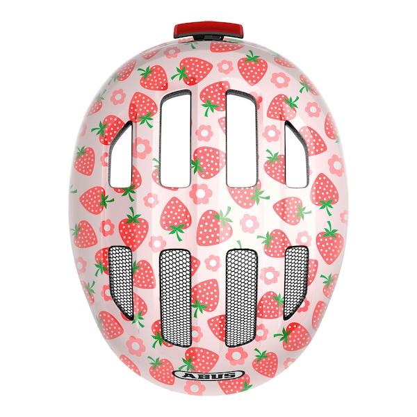 babywalz ABUSFahrradhelm Smiley 3.0 LED rose strawberry Begrenztes Angebot
