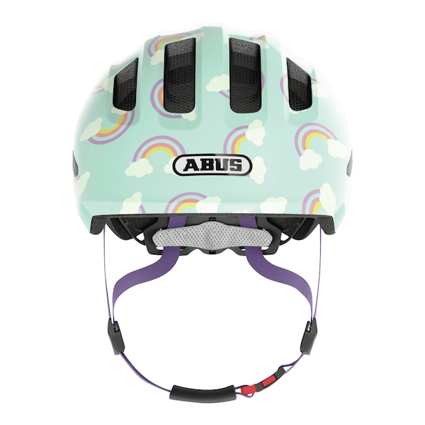 babywalz ABUSFahrradhelm Smiley 3.0 LED blue rainbow Cyber Monday