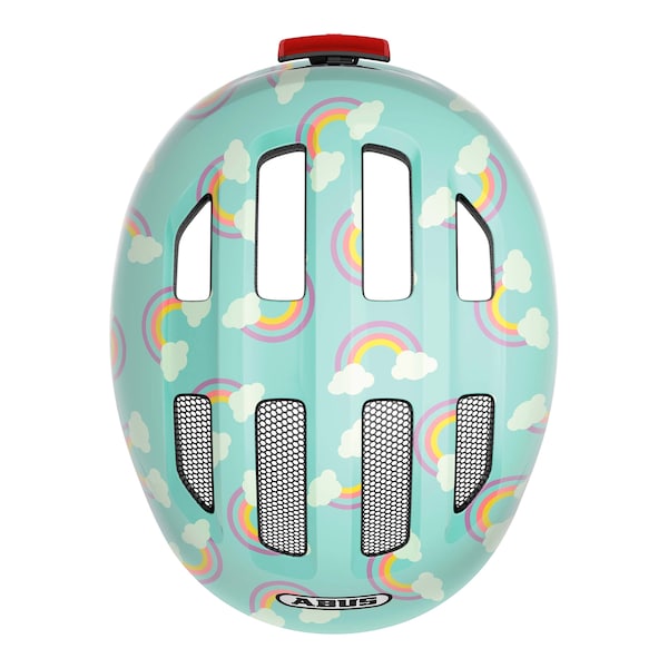 babywalz ABUSFahrradhelm Smiley 3.0 LED blue rainbow Cyber Monday