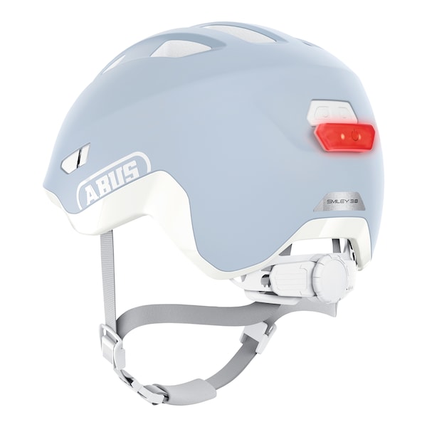 babywalz ABUSFahrradhelm Smiley 3.0 ACE LED pure aqua Vatertagsangebot