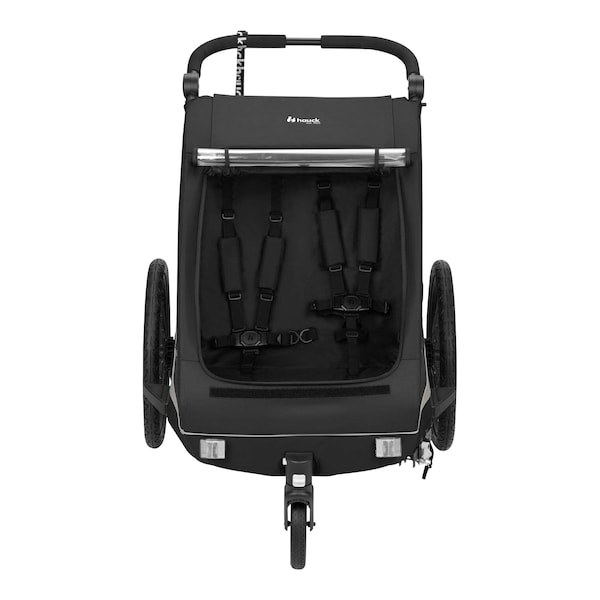 babywalz HauckFahrradanhänger Dryk Duo Plus Black Kauf eins, bekomm eins gratis
