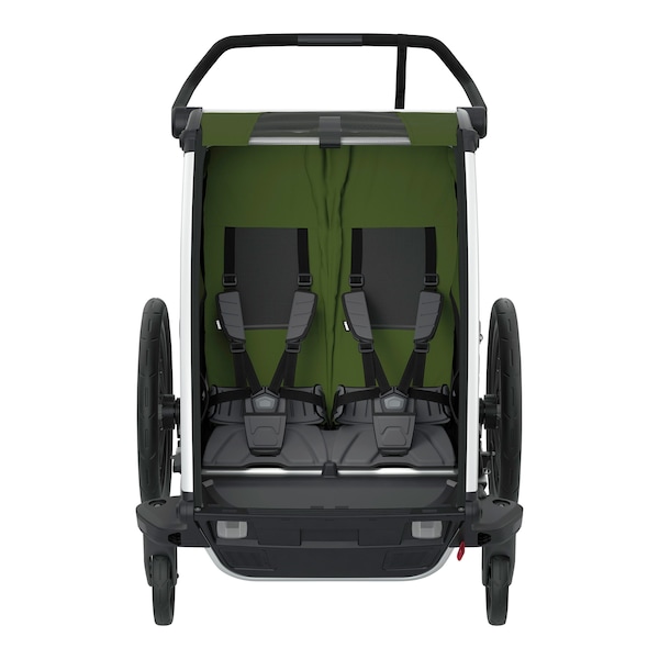 babywalz ThuleChariot Cab2 Fahrradanhänger cypress green Super Sparpreis
