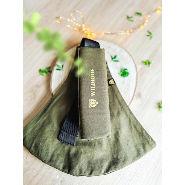 babywalz WILDRIDEHüfttrage Classic classic army green Fabrikladen