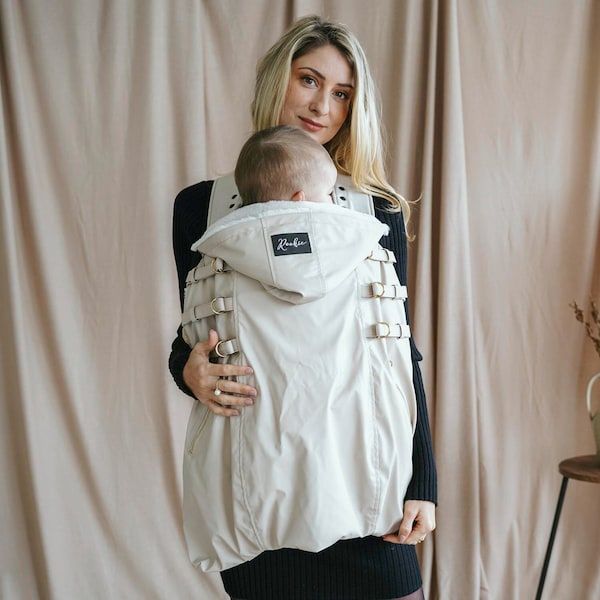 babywalz RookieWintercover für Babytrage beige Versandkostenfrei