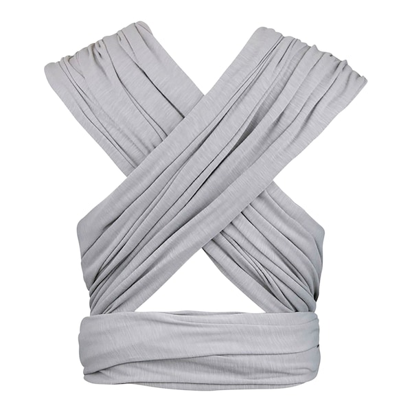 babywalz manduca® - SLINGBabytragetuch 510cm lightgrey Jubiläumsangebot