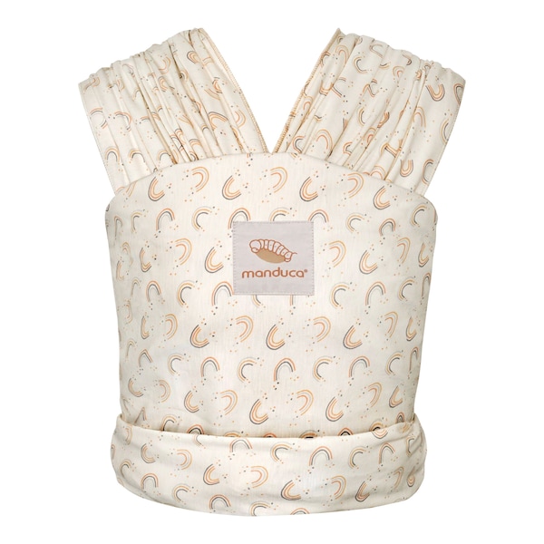 babywalz manduca® - SLINGBabytragetuch 510cm Limited Edition sand / print Lagerräumung