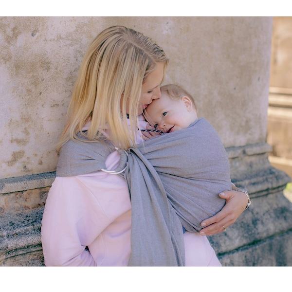 babywalz AMAZONASRing Sling Tragetuch grey Neueste Mode