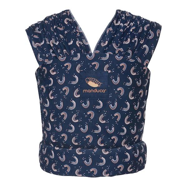 babywalz manduca® - SLINGBabytragetuch 510cm Limited Edition navy / print Exklusive Angebote