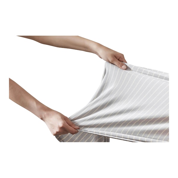 babywalz Ergobaby® - AURA WRAPTragetuch Strick 490 cm grey stripes Neuheiten