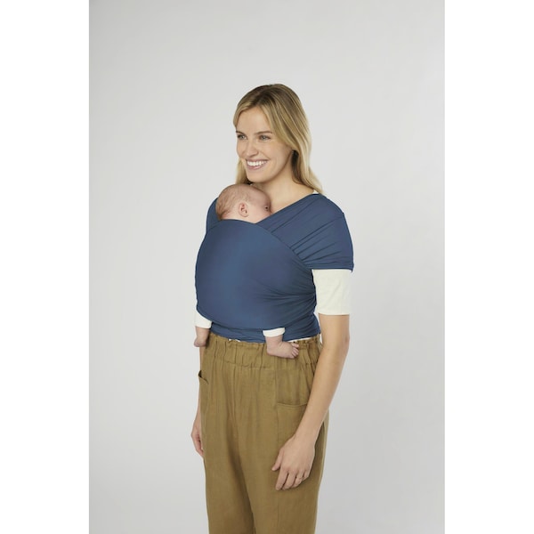 babywalz Ergobaby® - AURA WRAPTragetuch Strick 490 cm twilight navy