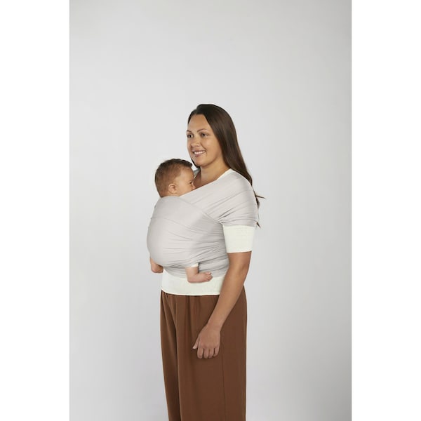 babywalz Ergobaby® - AURA WRAPTragetuch Mesh 490 cm soft grey