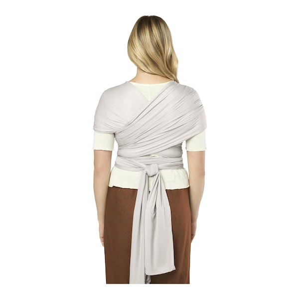 babywalz Ergobaby® - AURA WRAPTragetuch Mesh 490 cm soft grey Zeitbegrenzte Promotion