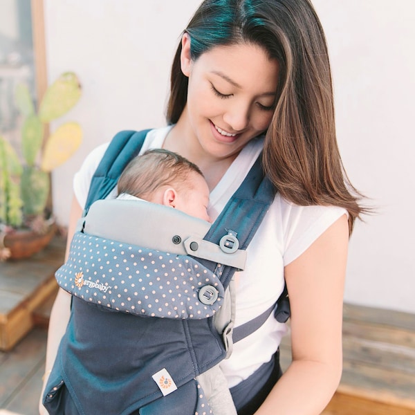 babywalz Ergobaby® - ORIGINALNeugeborenen-Einsatz Easy Snug Original für Babytrage grey Black Friday Preise