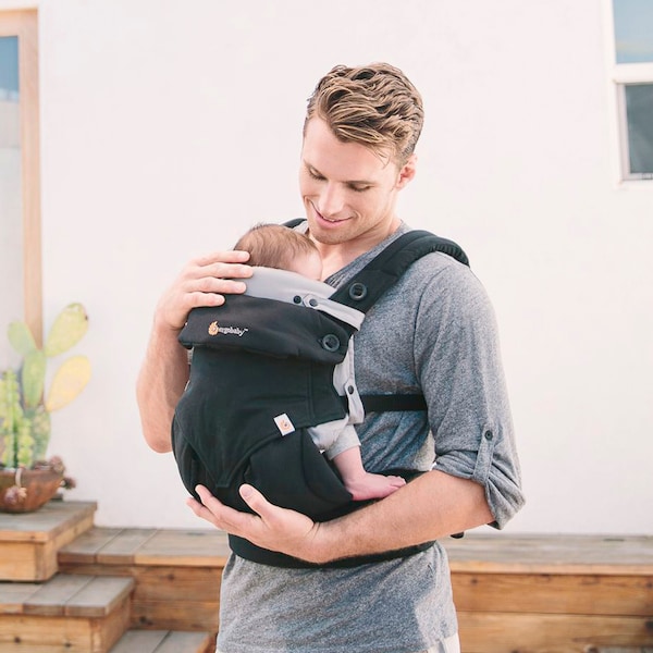 babywalz Ergobaby® - ORIGINALNeugeborenen-Einsatz Easy Snug Original für Babytrage grey Black Friday Preise