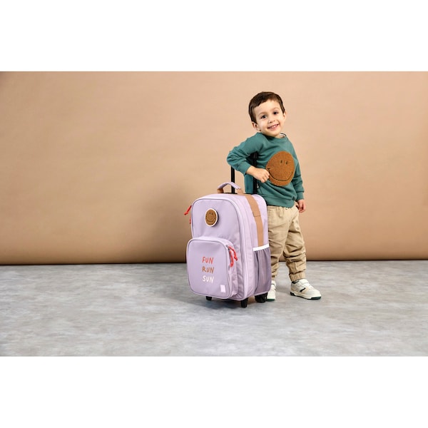 babywalz LässigKindertrolley Little Gang lila 2025
