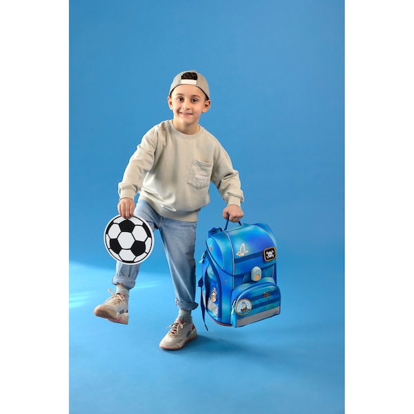 babywalz LässigSchulranzen-Set Boxy Unique gradient 7-tlg. blau Hotsell