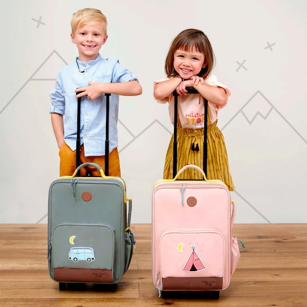 babywalz LässigKindertrolley Adventure Bus - blau Fabrik Onlineshop