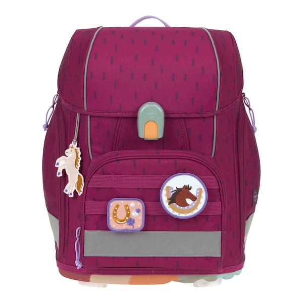 babywalz LässigSchulranzen-Set Boxy Unique 7-tlg. Speckles berry Sonderangebot