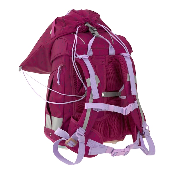 babywalz LässigSchulranzen-Set Boxy Unique 7-tlg. Speckles berry Sonderangebot