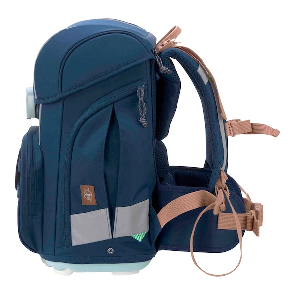 babywalz LässigSchulranzen-Set Boxy Unique 7-tlg. navy Rabatt