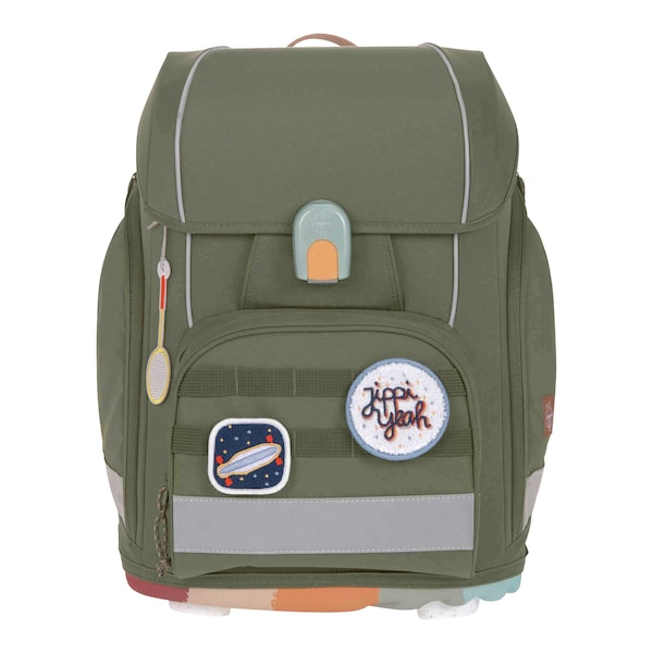 babywalz LässigSchulranzen-Set Boxy Unique 7-tlg. olive Großer Ausverkauf