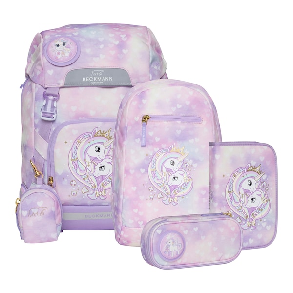 babywalz BeckmannSchulranzen-Set Classic 6-tlg. Unicorn Princess Flash Sale