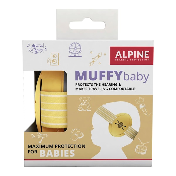 babywalz AlpineMuffy Baby Gehörschutz gelb Begrenztes Angebot
