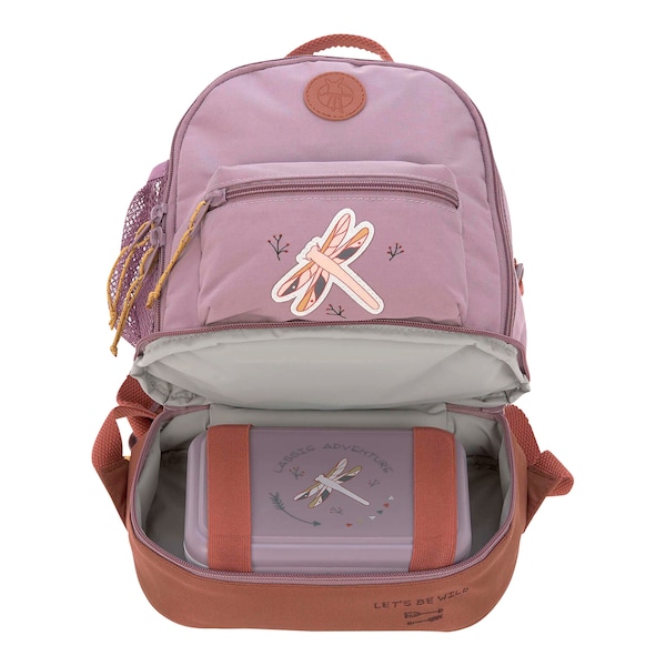 babywalz LässigKindergartenrucksack Mini Backpack Adventure Libelle light purple Online Shopping